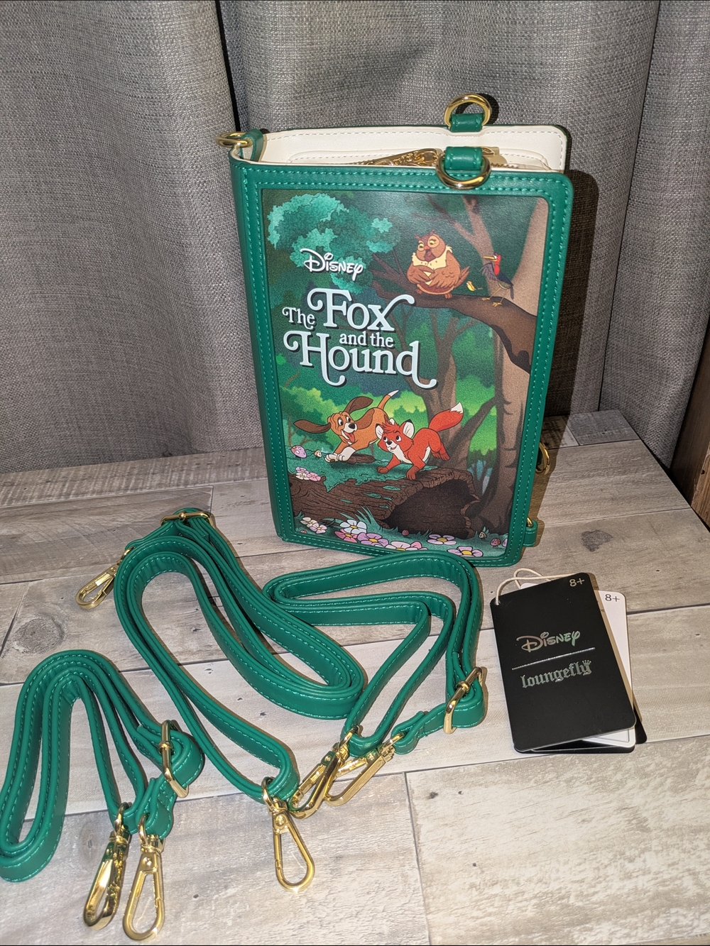 Loungefly Disney  "The Fox and the Hound" Crossbody Backpack